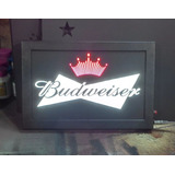Luminoso Budweiser Led Neon Quadro Placa Cerveja Presente