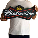 Luminoso Budweiser Luminaria Cerveja Bar Churrasco Led