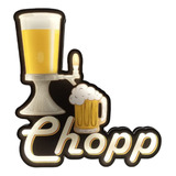 Luminoso Chopp Bar Led Churrasco Decor Cerveja Caneca 