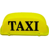 Luminoso De Taxi Amarelo12 Volts P/ Teto De Carro C/ Lâmpad
