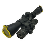 Luneta Rifle 8022 7022 Way 4x32 Tag Mount Único + Mira Laser