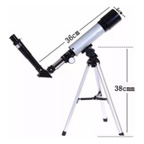 Luneta Telescópio F36050 Terrestre Astronômico 90x Cor Preto