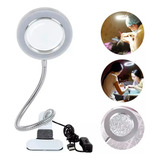 Lupa 8x Bancada Led Ring Light