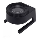 Lupa Conta Fios Profissional Metal Ampliação 20x Led+ Bolsa