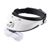 Lupa De Cabeça 2 Super Leds Profissional 5 Lentes De Aumento
