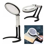 Lupa De Mesa Ou Bancada Com 12 Leds E Lente 138mm Bi-volt