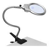 Lupa Led Flexível Ourives Relojoeiro Aumento Visão Trabalho