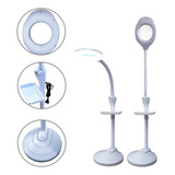 Lupa Luminária De Aumento Articulada 120 Led Profissional