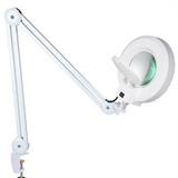 Lupa Luminaria Mesa Profissional 120 Led 10x Estetica