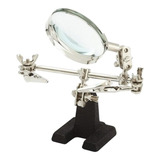 Lupa Suporte Garra Pinça Aumenta 3x Hikari Hl S10 Envio Full
