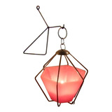 Lustre Balo Luminria Porta Vela Gaiola Decorativo