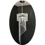 Lustre Pendente De Cristal Acrílico 30x125 Ac05