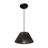 Lustre Pendente Junco Cone Tabaco