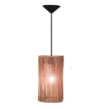 Lustre Pendente Luminárias Teto Rustica Redonda 18x30