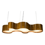 Lustre Pendente Semi Cilíndrico 100 Cm (1 M) Imbuia 100 Cm
