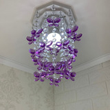 Lustre Plafon Luminária Decorar Quartinho De Bebe Menina