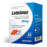 Luteimax Luteína & Zeaxantina Zinco +