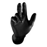 Luva Antiderrapante Superglove Black Automotive Cx C/ 50un