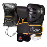 Luva Boxe Bandagem Protetor Bucal Kit