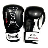 Luva Couro De Búfalo Muay Thai Boxe Titanpro Modelo Top King