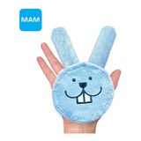 Luva Cuidado Oral Infantil Care Rabbit Azul Mam ®