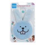 Luva Cuidado Oral Infantil Care Rabbit Azul Mam ®