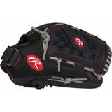 Luva De Beisebol Rawlings Para Lançador Direito 13 Preta