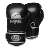 Luva De Boxe Mks Energy V2 Black & Silver