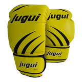 Luva De Boxe Muay Thai Garras Amarela - Jugui