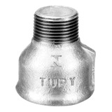 Luva De Redução 3/4' X 1/2' Macho Fêmea Bsp Galvanizada Tupy
