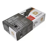 Luva De Vinil S/ Pó Cor Preta - Tam. P Descarpack - C/ 100un