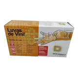 Luva Descarpack De Vinil Com Pó