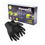 Luva Descartavel Nitrilica Preta Super Glove Caixa C 50 Und