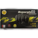 Luva Descartavel Nitrilica Preta Super Glove Caixa C 50 Und