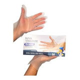 Luva Descartável Vinilflex Transparente Bompack C/100 S/ Pó