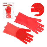 Luva Esponja Mágica Silicone Limpeza Geral