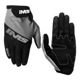 Luva Ims Motocross Proteção Do Motociclista E Ciclista Na Trilha Enduro De Moto Bike Mtb Ciclismo Street Segurança Nas Competições Off Road E Rua Dia A Dia Modelo Attack Cor Preto/cinza Tamanho 4g