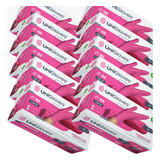 Luva Látex Rosa Pink C/ Pó Kit 10 Caixas 1000un Unigloves