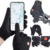 Luva Moto Bike Motoqueiro Térmica Touch Ziper Premium C/nf 