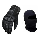 Luva Moto X11 Blackout 100% Impermeável + Balaclava Brinde