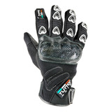 Luva Motociclista Tutto Moto Rx Carbon Summer Preta