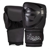 Luva Muay Thai Boxe Naja Black