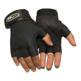 Luva Ndk Proteção Uv Meio Dedo Lycra Punho Moto Bike Fitnes