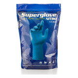 Luva Nitrílica Antialérgica Super Glove Ambidestra