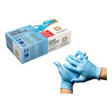 Luva Nitrilica Azul S/pó Tam M Descarpack Cx C/100