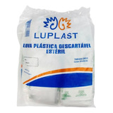 Luva Plastica Estéril P/ Toque Embalada Indiv C/100 Luplast 