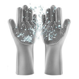 Luva Silicone Limpeza Magico Cozinha Multiuso Lava Louca Par