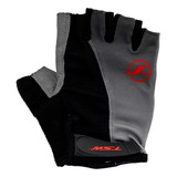Luva Tsw Gel Dm Ciclismo Mtb Bike Flex Velcro Grafite/preto