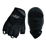 Luva X11 Fit X Meio Dedo Academia Crossfit Moto Bike + Touca