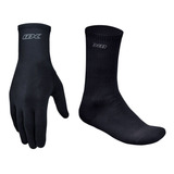 Luva X11 Moto Segunda Pele Thermic + Meia Térmica Frio Calor